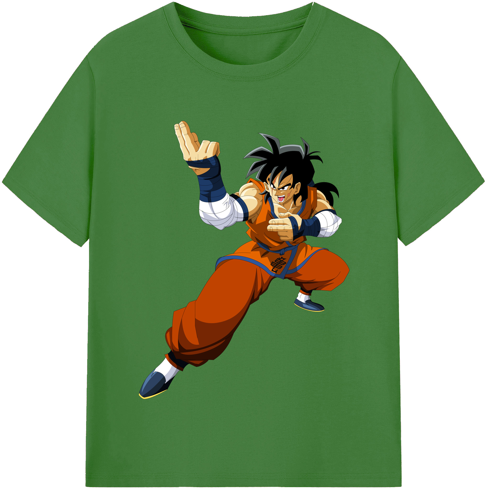 （画像用） ドラゴンボール ヤムチャ DRAGON BALL Yamcha レディースカジュアルプリントTシャツ（綿100％）